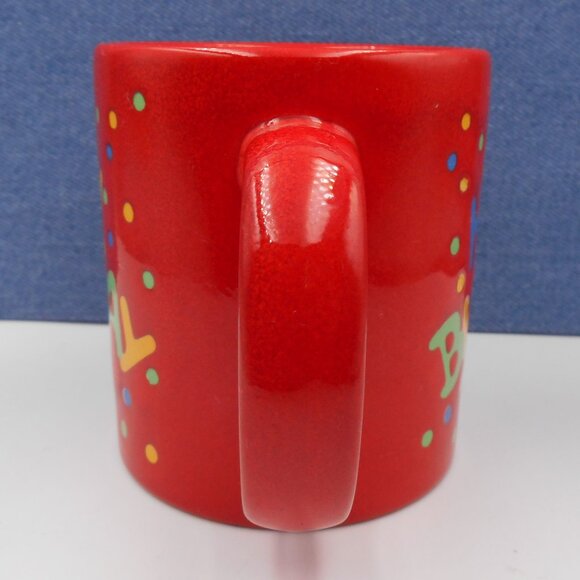 VINTAGE WAECHTERSBACH CONFETTI HAPPY BIRTHDAY COFFEE MUG CUP MADE IN GERMANY - Picture 2 of 8